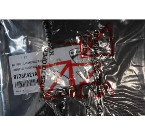 Kit Tappi Telaio Color Oro Per Monster - 97380421A