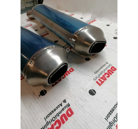 Coppia Silenziatori Per Superbike - ZDM B72/AZ2