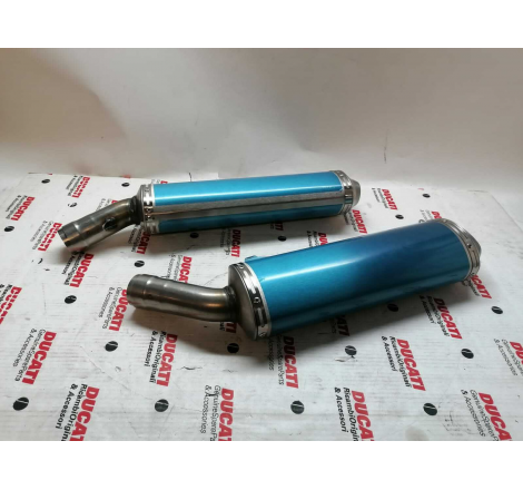Coppia Silenziatori Per Superbike - ZDM B72/AZ2