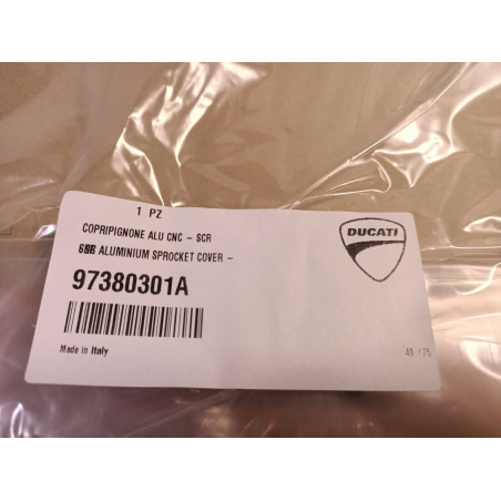 Cover Pignone In Alluminio Dal Pieno Per Scrambler - 97380301A