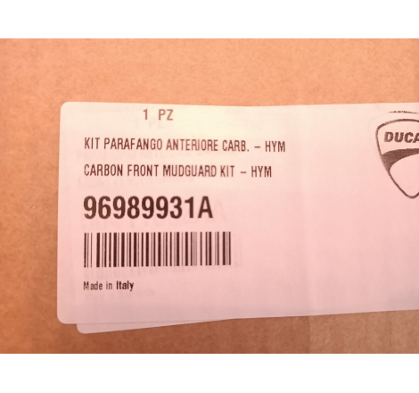 Short Carbon Front Fender For Hypermotard - 96989931a