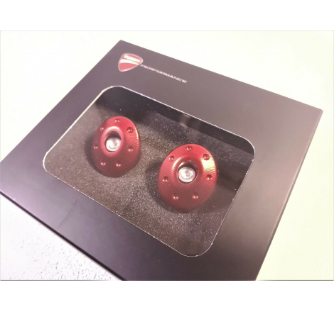 Red Billet Aluminum Frame Cap Set For Supersport - 97380811a