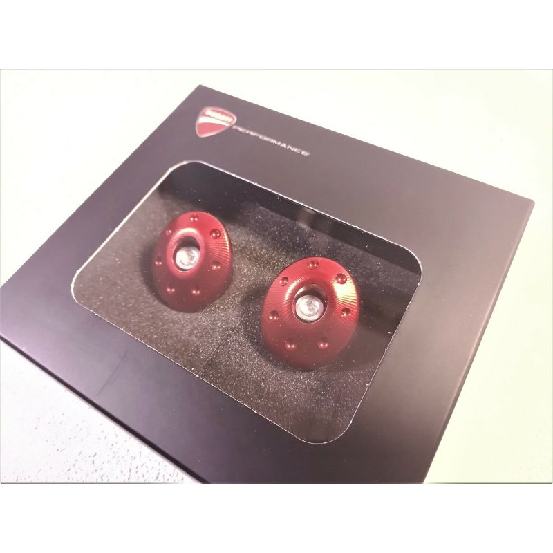 Red Billet Aluminum Frame Cap Set For Supersport - 97380811a