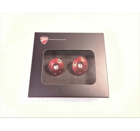 Red Billet Aluminum Frame Cap Set For Supersport - 97380811a