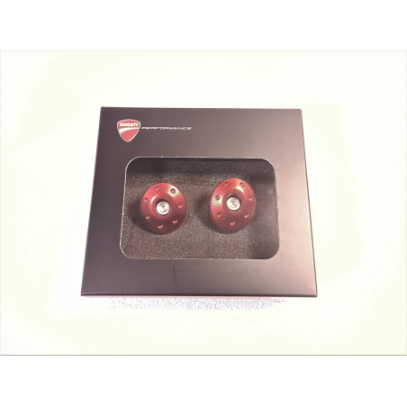 Red Billet Aluminum Frame Cap Set For Supersport - 97380811a