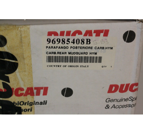 Parafango Posteriore In Carbonio Per Hypermotard - 96985408b