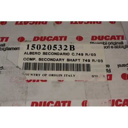 Secondary Shaft Complete For Superbike - 15020532B