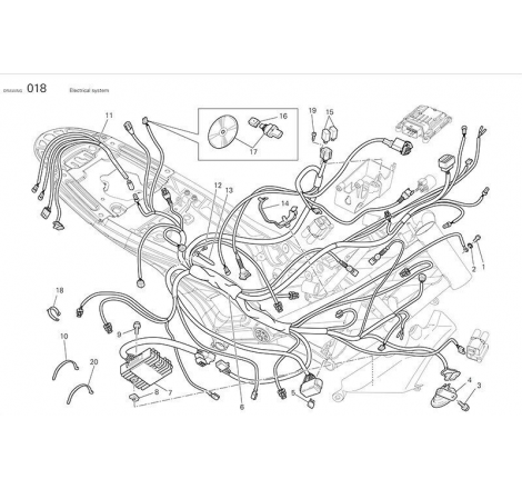 Cablaggio Principale Per Monster 1100 - 51015911C
