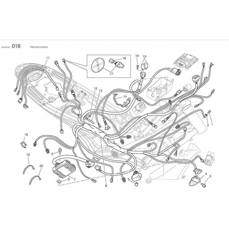 Cablaggio Principale Per Monster 1100 - 51015911C