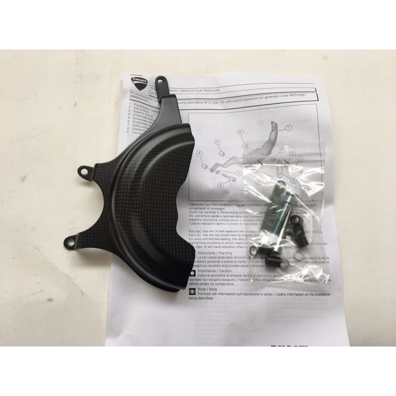 Carbon Protection For Alternator Cover For Multistrada - 96980071A
