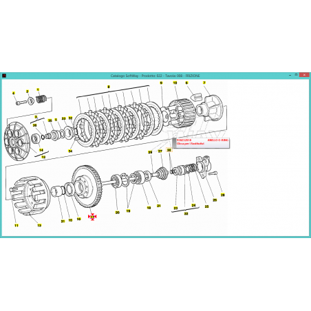 Clutch Bell And Engine Gear For Sport Touring - 17020171A
