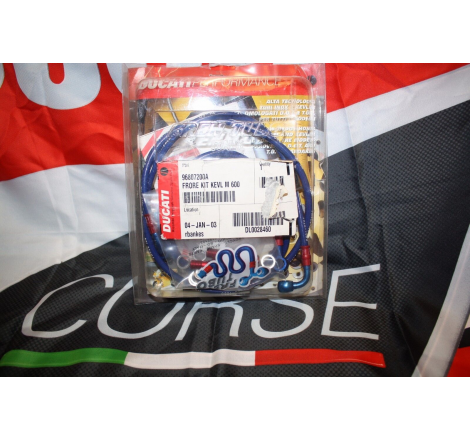 Kit Tubi Freni Anteriore E Posteriore In Kevlar Per Monster - 96807200A