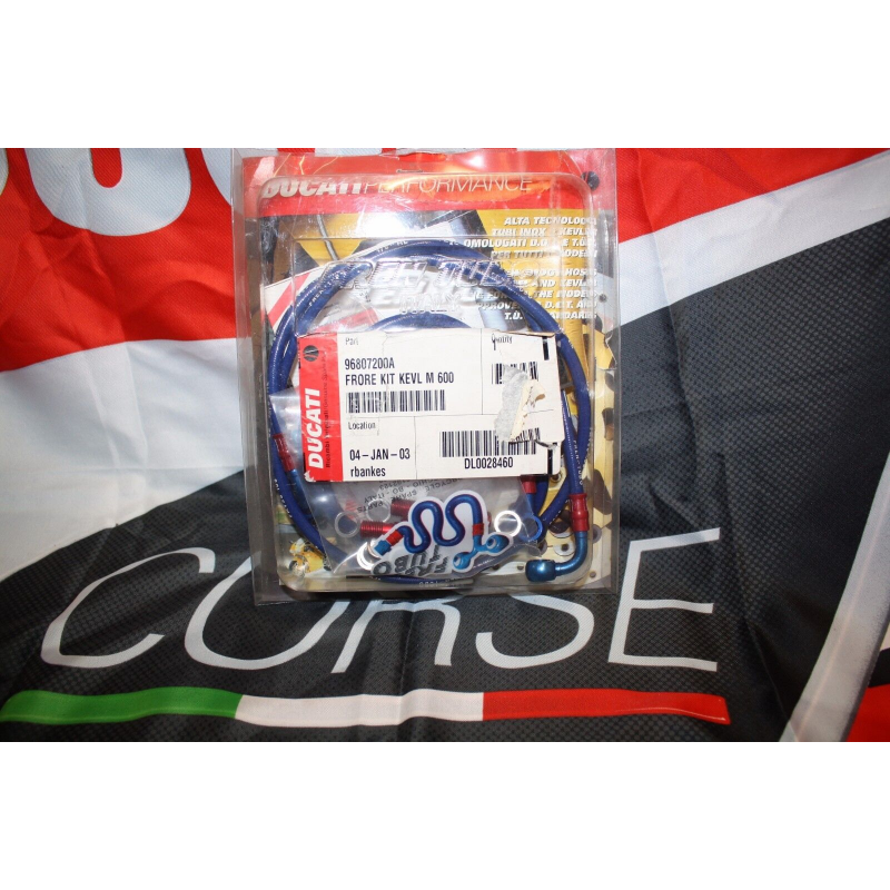 Kit Tubi Freni Anteriore E Posteriore In Kevlar Per Monster - 96807200A