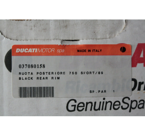Cerchio Ruota Posteriore Per 750 Sport/89 Outlet - 037080158