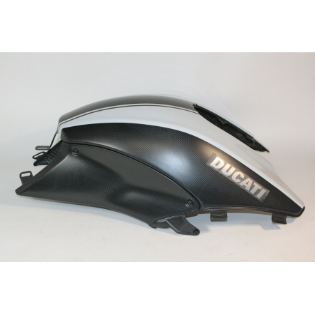 Coperchio Serbatoio Bianco In Carbonio Per Diavel Outlet - 48015221AH