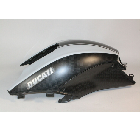 Coperchio Serbatoio Bianco In Carbonio Per Diavel Outlet - 48015221AH