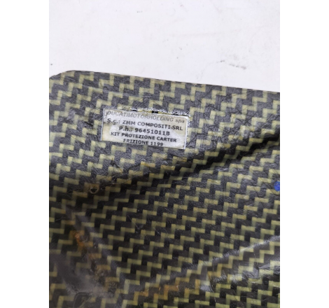 Carbon Fiber Alternator & Clutch Cover Protectors For Panigale Used - 96450911B/96451011B