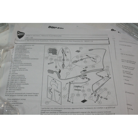 Ducati Corse Superstock Data Acquisition Kit For Panigale - 96524111B