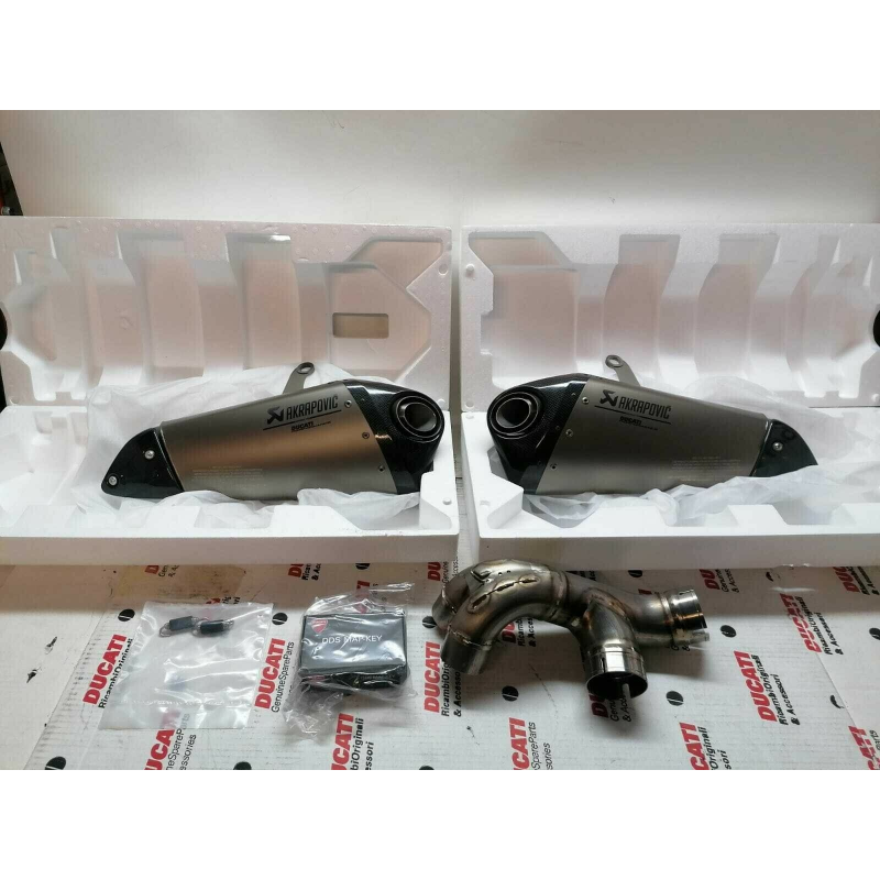 Akrapovic Titanium Racing Silencers With Up-Map For Panigale R - 96480891A