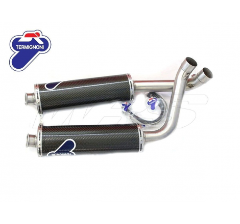 Racing Carbon Silencers 45mm For Superbike - 96103402B