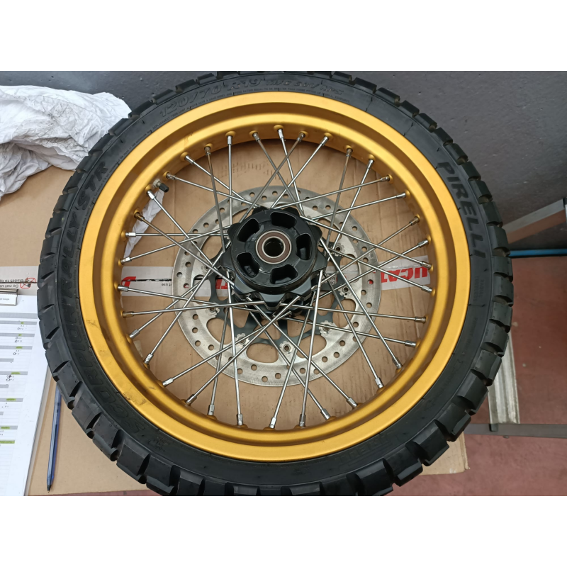 Cerchio Ruota Anteriore Completo Di Disco Per Scrambler Desert Sled Outlet - 50122481AA