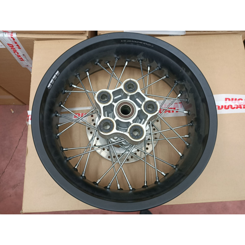 Cerchio Ruota Posteriore Completo Di Disco Per Scrambler Spoke Rims (Front 18")  Outlet - 50222241AA