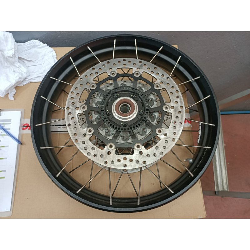 Black Front Wheel Rim Complete With Disc For Multistrada Enduro (Spoke Rims) Outlet - 50122522AA
