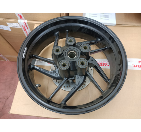Cerchio Ruota Posteriore Black Completo Di Disco Per Monster 821/Panigale 959 Outlet - 50221671AA
