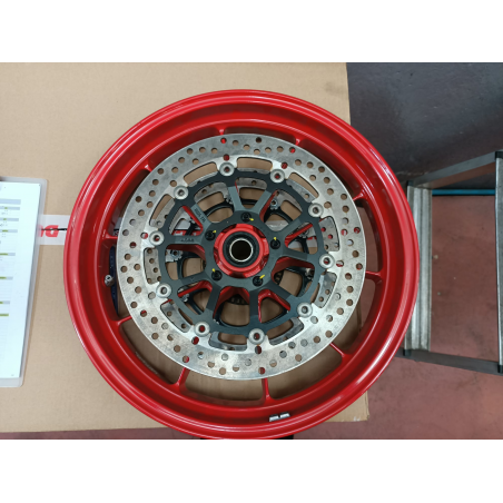 Front Wheel Rim Red Complete With Disc For Monster 797 Outlet - 50121761AB