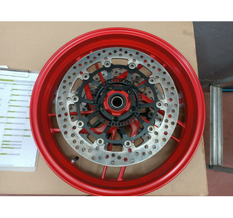 Cerchio Ruota Anteriore Red Completo Di Dischi Per Hypermotard 821/939 Outlet - 50122681AA