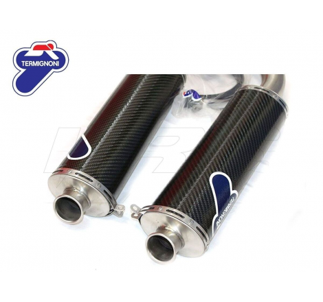 Silenziatori Termignoni In Carbonio 45 Mm Racing Per Ducati 748/916/996/998 - MR042CR