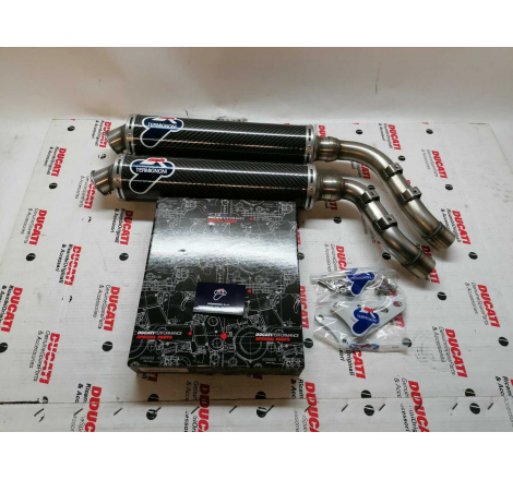 Pair of Approved Termignoni Carbon Side Exhausts for Monster - 96027006BC