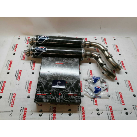Pair of Approved Termignoni Carbon Side Exhausts for Monster - 96027006BC