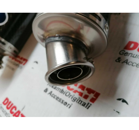Pair of Approved Termignoni Carbon Side Exhausts for Monster - 96027006BC