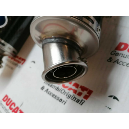 Pair of Approved Termignoni Carbon Side Exhausts for Monster - 96027006BC