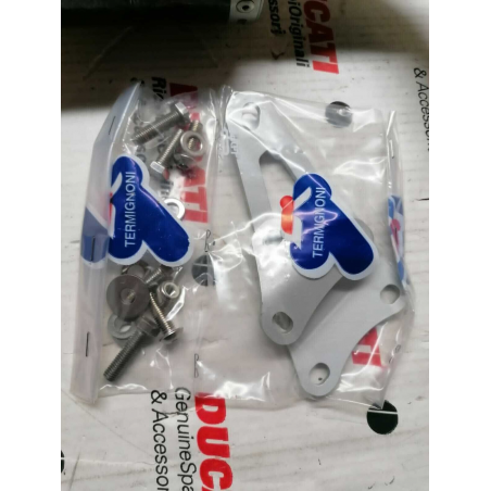 Pair of Approved Termignoni Carbon Side Exhausts for Monster - 96027006BC