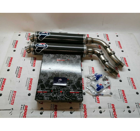 Pair of Approved Termignoni Carbon Side Exhausts for Monster - 96027006BC