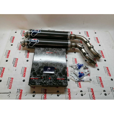 Pair of Approved Termignoni Carbon Side Exhausts for Monster - 96027006BC