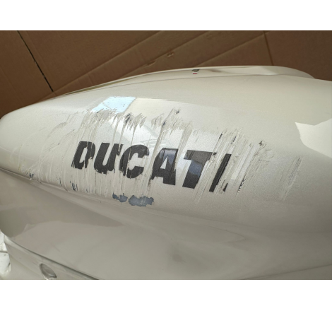 White Tank Cover For Superbike 848/1098/1198 Used - 58611603BW