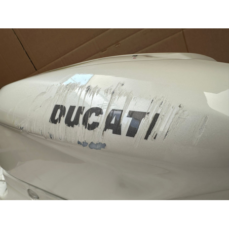 White Tank Cover For Superbike 848/1098/1198 Used - 58611603BW