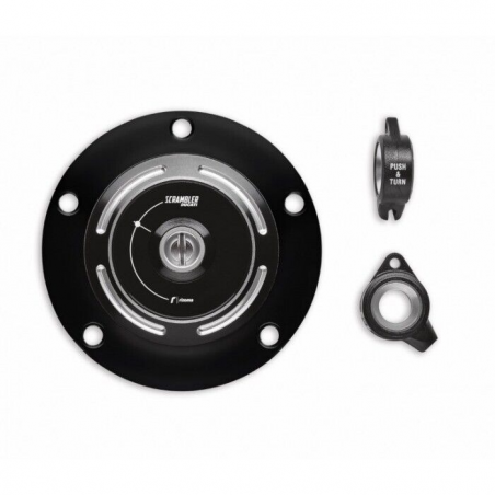 Tappo Da Serbatoio In Alluminio Nero Per Scrambler 800/1100 - 97780072AB