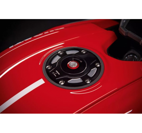 Rizoma Black Aluminum Tank Cap For Diavel 1260 - 97780101AA