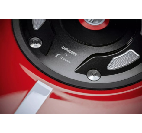 Rizoma Black Aluminum Tank Cap For Diavel 1260 - 97780101AA