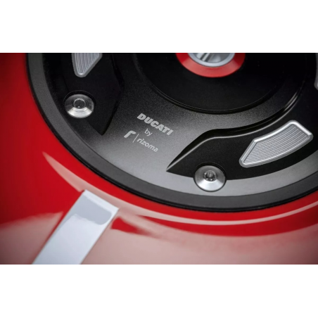 Rizoma Black Aluminum Tank Cap For Diavel 1260 - 97780101AA