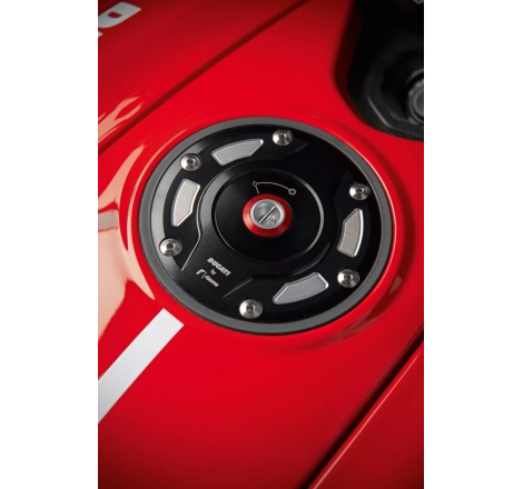 Rizoma Black Aluminum Tank Cap For Diavel 1260 - 97780101AA
