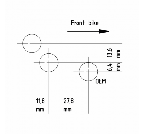 Adjustable Aluminum Rider Footrests For Panigale V2 - 96282121AA