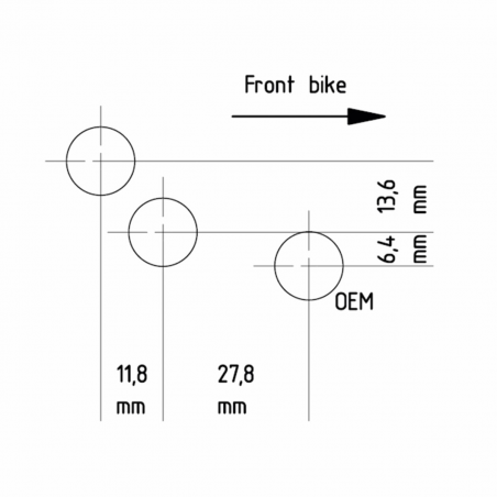 Adjustable Aluminum Rider Footrests For Panigale V2 - 96282121AA