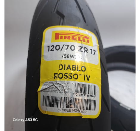 Anteriore Posteriore Diablo rosso 4 190/55 R17 120/70 R 17