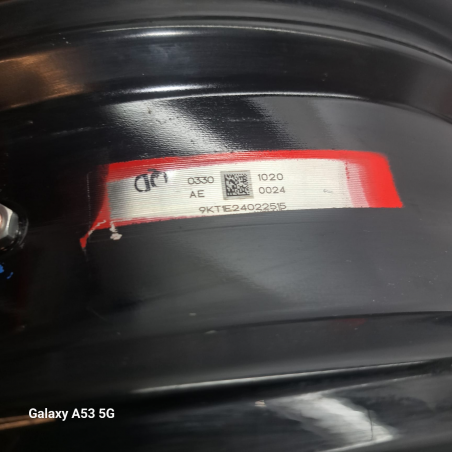 Pair of Hypermotard 698 mono RVE rims with defects - 50122821AA 50222482AA