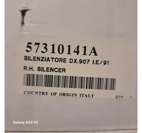 Silenziatore destro superbike 907 i.E - 57310141A